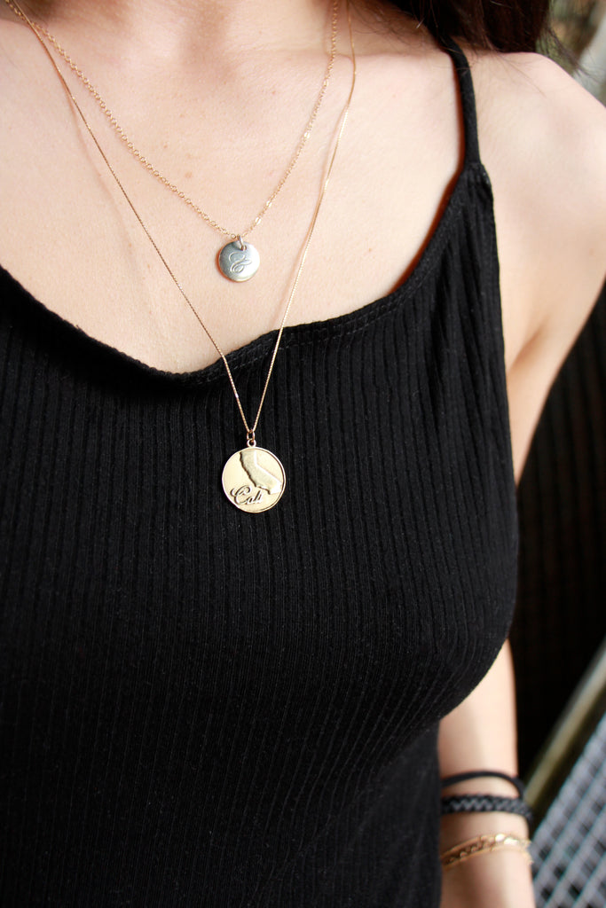 California Coin Necklace