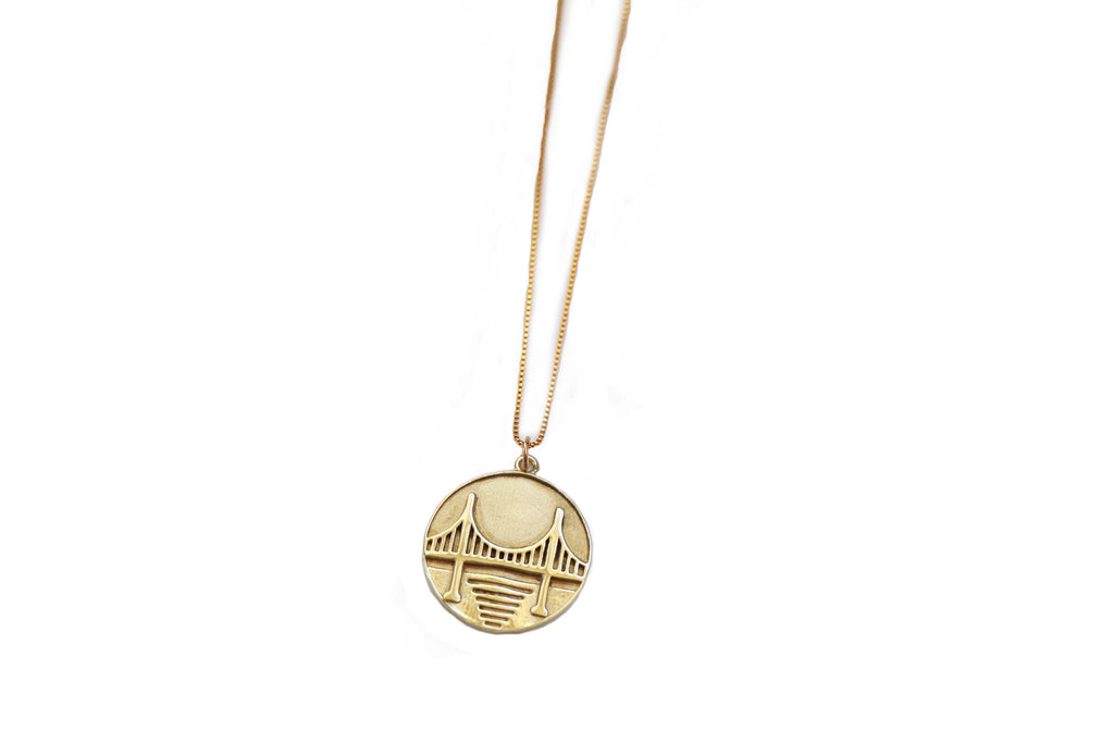 Pueblo Jewelry, Gold Coin Necklace 