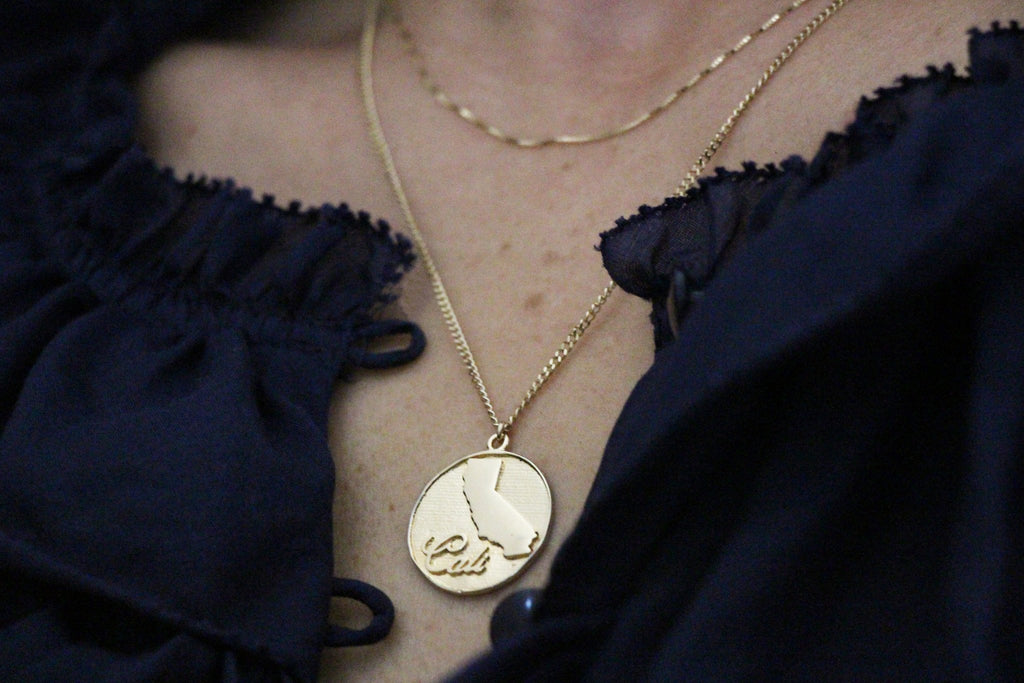 California Coin Necklace