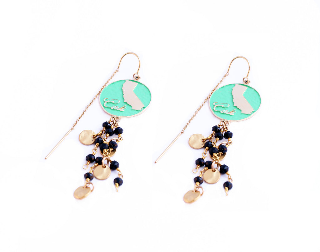 CA Threader Earrings